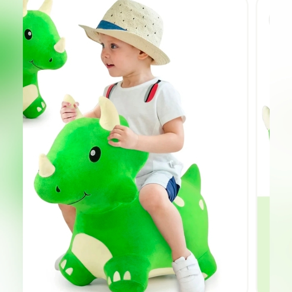 Bouncy Pals Ride On Triceratops